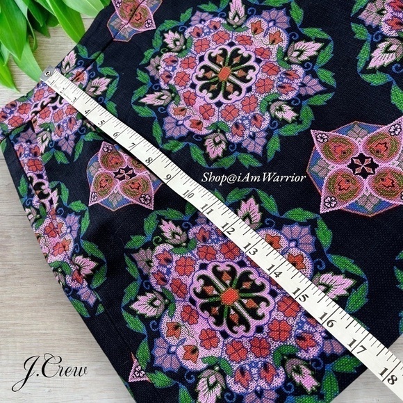 J.Crew {factory} NWT purple floral kaleidoscope mini skirt *shop@iamwarrior - Picture 8 of 12